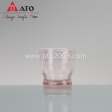 Pink glass polycarbonate tumbler drinking beer water cup